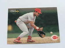 1996 UPPER DECK COLLECTOR'S CHOICE BARRY LARKIN #401 CINCINNATI REDS CHECKLIST