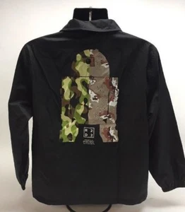 Neff X Star Wars Collection R2D2 Jacket Youth Medium Windbreaker Black NWT - Picture 1 of 6