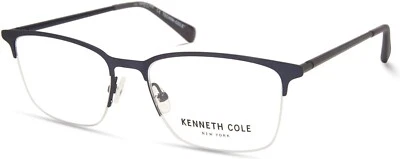 Marco óptico de gafas Kenneth Cole KC0322 azul 091 semi borde de metal 56-18-145 Foto 1 de 4