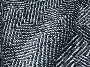 Schumacher Geometric Chenille Uphol Fabric- Ashcombe Chenille Lapis 4.9 yd 66902 - Picture 1 of 4
