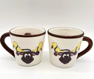 Juego de 2 tazas World Market Surprise Holiday Moose 10 oz - Imagen 1 de 9