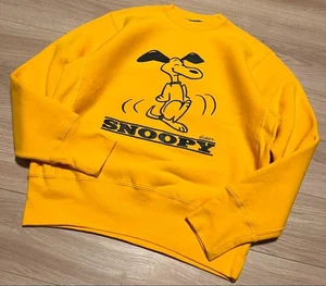 PEANUT Snoopy Camber Sweatshirt Made in USA Men size M used good condition - Picture 1 of 9
