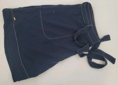 Tommy Hilfiger Azul Marino Cinturón Bolsillos Falda Para Mujer Talla 16 Cremallera Poliéster Foto 1 de 4