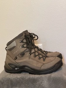 LOWA 'Renegade GTX' Mid Hiking Boots Gray Suede Leather Shoes Women’s 7.5 $190 - Picture 1 of 6