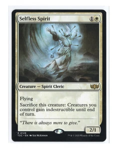 MTG - Selfless Spirit - Normal - Commander : Tarkir Dragonstorm TDC - NM - Picture 1 of 2