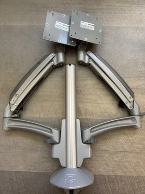 Chief- K1C220SXRH K1C Dual Monitor Dynamic Column Mount, Reduced Height (Silver) - Image 1 of 3