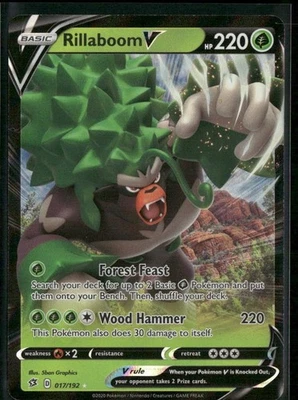 SWSH: Sword & Shield Promo Cards #SWSH014 Rillaboom V - Image 1 of 2