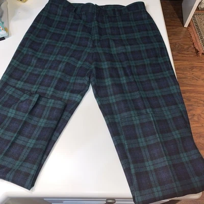 Pantalones a cuadros J Crew para hombre verde azul 36x32 Foto 1 de 4