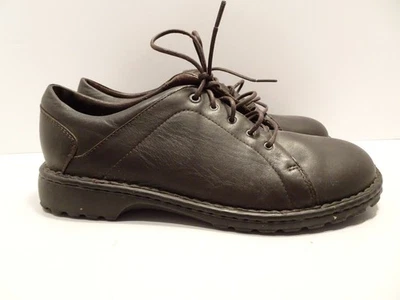 Zapato Rockport Oxford de cuero para mujer talla 8,5 marrón con cordones Foto 1 de 4