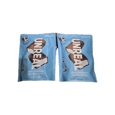 UNREAL Dark Chocolate Coconut Minis  Vegan Gluten Free 15.3 oz 2 Pack - Image 1 of 2