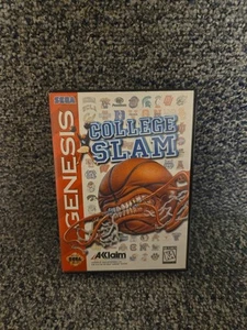 🏀 College Slam 1996 Sega Genesis Spiel Hülle/Kassette/Handbuch - Bild 1 von 10