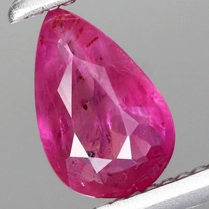 Rosa Saphir Edelstein 0,39ct t.w 6x3,8mm Birne natürlich beheizt, Madagaskar - Bild 1 von 4