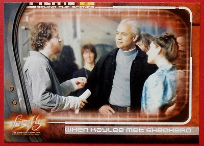 Joss Whedon's FIREFLY - Card #64 - When Kaylee Met Shepherd - Inkworks 2006 - Image 1 of 2