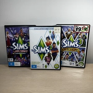 The Sims 3 Base Game + 2 Expansion Packs PC Games Late Night Ambitions - Picture 1 of 13