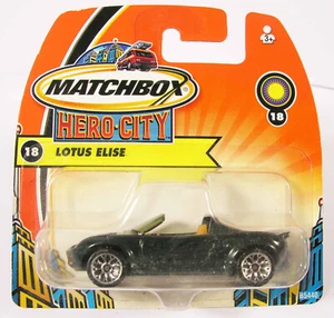 MINT MATCHBOX 18 LOTUS ELISE HERO CITY IN SEALED SHORT CARD - Picture 1 of 1