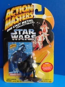 STAR WARS DARTH VADER DIE CAST METAL FIGURE- ACTION MASTERS- NRFP KENNER - Picture 1 of 4