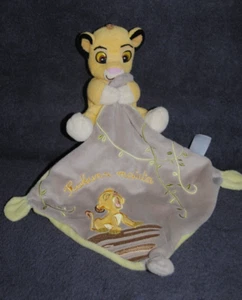 Peluche Doudou Roi Lion Simba Mouchoir DISNEY NICOTOY Hakuna Matata TTBE - Picture 1 of 2
