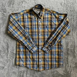 Cinch Mens Long Sleeve Multicolor Plaid Button Down Western Shirt  Size Medium - Picture 1 of 6