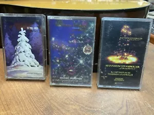 Mannheim Steamroller 3 Cassette Christmas Lot - Picture 1 of 2
