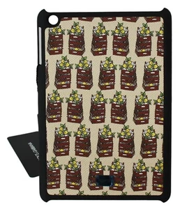 DOLCE & GABBANA Tablet Fitted Case Leather Beige Fruit Print iPad mini RRP $200 - Picture 1 of 7