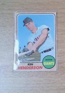 KEN HENDERSON 1969 Topps #309  FREE SHIPPING 50% OFF SALE B1001R2S8P13