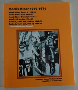 Manual De Reparación Morris Minor Serie 2, 1000 + Traveller / Woody 52-71 - Imagen 1 de 1