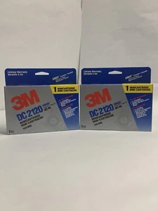 (2) QD2120 XIMAT QIC-80 Mini Data Cartridge 120MB Imation 3M New Sealed - Picture 1 of 2