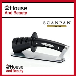 New SCANPAN 3 Step Stage Classic Knife Sharpener Genuine Free Postage Save - Picture 1 of 3