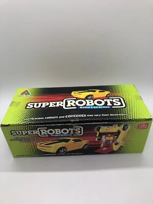 CAMARO SUPER ROBOT BUMP GO ACTION TRANSFORMS Fun Lights Sound KIDS TOY VTG - Image 1 of 4