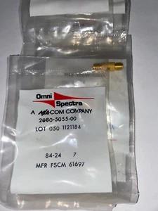 10pcs NEW Macom 2080-5055-00 SMA RF Coax Adapters Female to Female Barrel 50 ohm - Zdjęcie 1 z 2