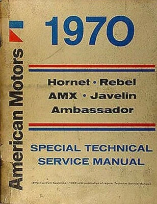 Manuale Di Servizio Tecnico ORIGINAL OEM AMC 1970 - Immagine 1 di 2