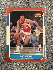 1986 Fleer Doc Rivers 91