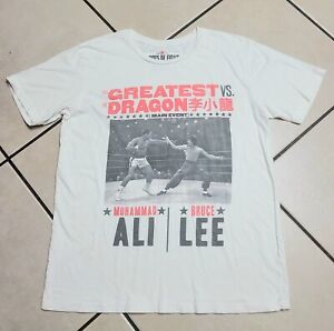 Size L Roots of Fight Official Muhammad Ali Vs Bruce Lee Main Event Shirt
