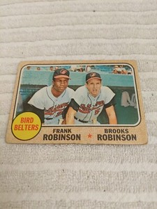 1968 Topps Bird Belters Frank And Brooks Robinson #530