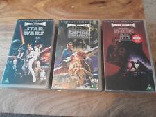 Star Wars original trilogy VHS Widescreen Special edition 1994