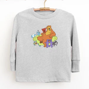 Bear In The Big Blue House Couch Pip Pop Tutter Ojo Long Sleeve Toddler T-Shirt - Picture 1 of 13