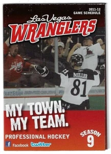 2011-12 Las Vegas Wranglers ECHL Hockey Schedule !!! Scooter's Pub - Picture 1 of 2