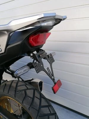 GROFATEC kurzer Kennzeichenhalter XL 750 Transalp 2023 Kennzeichenträger EVO Set Tailtidy