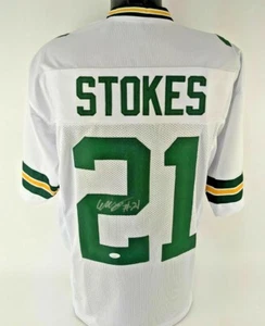 ERIC STOKES Signed Jersey Autographed GREEN BAY PACKERS (JSA Witnessed COA) 🔥🔥 - Picture 1 of 6
