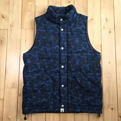 BAPE Solid camo Batting Vest a bathing ape NIGO Navy Size S - Image 1 of 4