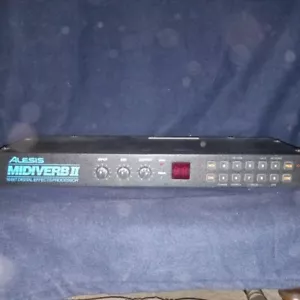 Alesis Midiverb II Reverb Effects Processor with Power Supply FX 2 TWO U248608 - Picture 1 of 2