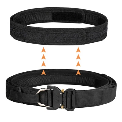 Tactical MOLLE Battle Gun Belt with Quick Release Buckle & Anti-Slip Inner Pad - Image 1 of 4