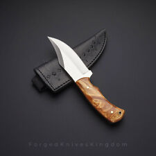 Rare!!! Custom Handmade D2 tool Steel Full Tang EDC Skinning Knife Resin Handle.
