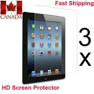 3x Ultra Clear HD Screen Protectors for iPad Air 1 with 3 free cloths - Picture 1 of 1