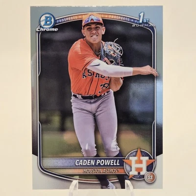 2025 Bowman Chrome - Prospects Caden Powell, Caden Powell #BCP-212 (RC) - Image 1 of 4