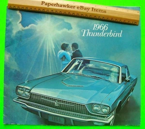 Ford Thunderbird 1966 enorme prestigio catálogo 16-p color folleto convertible XL - Imagen 1 de 11