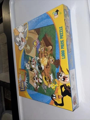 Looney Tunes Sylvester Tweety Camping GhostTheme Puzzle 1000 Pieces Go Games New - Image 1 of 4