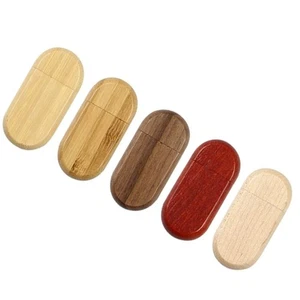 USB Stick 2.0 64GB 32GB 8GB 4GB 256M USB Flash Drive Bambus Memory Speicherstick - Bild 1 von 17