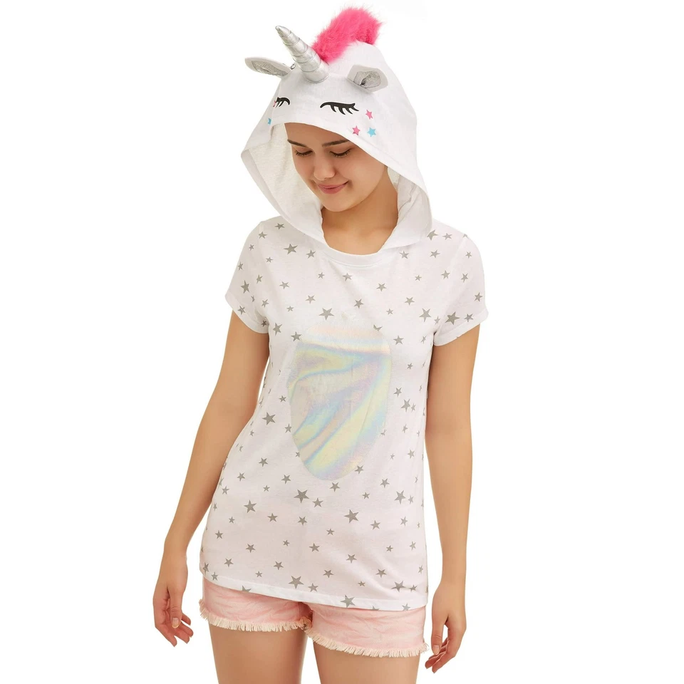 Híbrido Mujer | Disfraz de Unicornio Halloween Junior con Capucha y Capa | Talla Foto 1 de 4