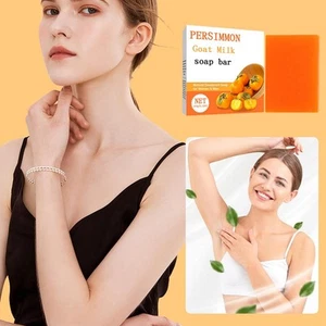 100g Persimmon Bath Milk Soap Eliminate The Odor H6N8 - Bild 1 von 13